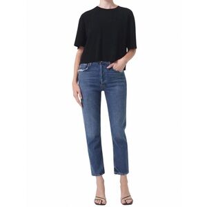 AGOLDE Riley High Rise Straight Crop - Size 28